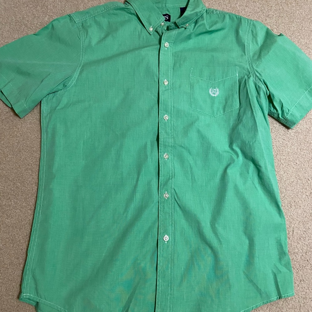CHAPS mens short sleeve shirt
